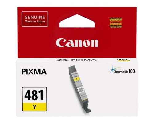 Картридж Canon CLI-481 Y Yellow для Pixma TS6140/TS8140TS/TS9140 (259стр.) (ориг.) 2100C001