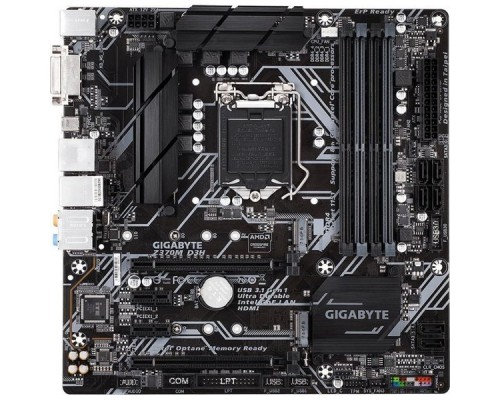 Материнская плата Gigabyte Z370M D3H S1151 Z370 2xPCI-E DVI+HDMI GbLAN SATA RAID Micro-ATX 4DDR4 (RTL)