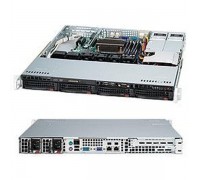 Серверный корпус SuperMicro CSE-813MFTQC-R407CB Black4xHotSwapSAS/SATA, ATX 2x400W 1U RM                                                                                                                                                                  