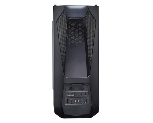 Корпус Miditower ExeGate EVO-8202 Black-Red light, ATX, без БП, с окном, 2*USB+1*USB3.0, Audio