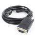 Кабель HDMI-VGA Cablexpert A-HDMI-VGA-03-6, 19M/15M + 3.5Jack, 1.8м, черный, позол.разъемы, пакет