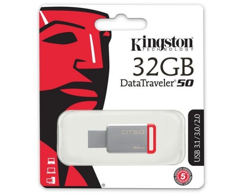 Флэш-диск USB 3.0 32Gb Kingston DataTraveler 50 DT50/32GB