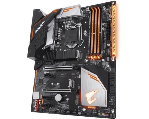 Материнская плата Gigabyte H370 AORUS Gaming 3 WIFI S1151 H3702xPCI-E DVI+HDMI GbLAN+WiFi SATA RAID ATX 4D