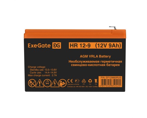 Аккумуляторная батарея ExeGate HR 12-9 EP129860RUS