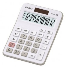 Калькулятор настольный Casio MX-12B-WE белый/серый 12-разр.                                                                                                                                                                                               