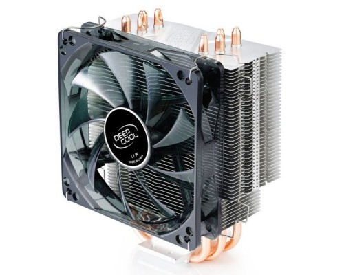 Устройство охлаждения(кулер) Deepcool GAMMAXX 400 Soc-FM2+/AM2+/AM3+/AM4/1150/1151/1155/2011/ 4-pin 18-30dB Al+Cu 130W 640gr LED Ret