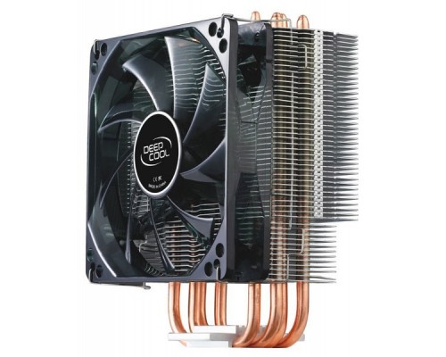 Устройство охлаждения(кулер) Deepcool GAMMAXX 400 Soc-FM2+/AM2+/AM3+/AM4/1150/1151/1155/2011/ 4-pin 18-30dB Al+Cu 130W 640gr LED Ret