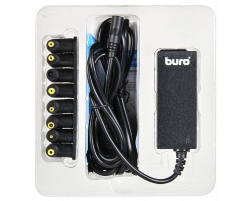 Блок питания Buro BUM-0036S40 автоматический 40W 9.5V-20V 8-connectors от бытовой электросети LED индикатор