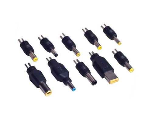 Блок питания Buro BUM-1130M90 ручной 90W 12V-24V 11-connectors 3.75A 1xUSB 1A от бытовой электросети LED индикатор