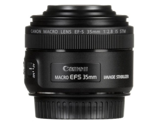 Объектив Canon EF-S IS STM (2220C005) 35мм f/2.8 Macro черный