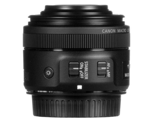 Объектив Canon EF-S IS STM (2220C005) 35мм f/2.8 Macro черный