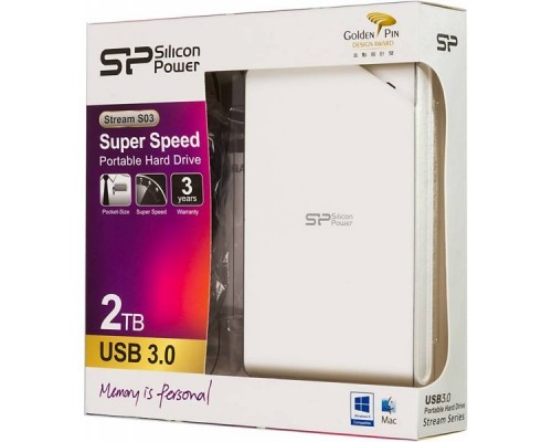 Внешний жесткий диск 2TB Silicon Power  Stream S03, 2.5