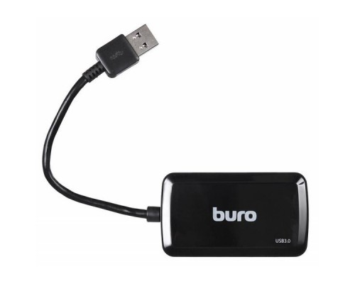 Разветвитель USB 3.0 Buro BU-HUB4-U3.0-S 4порт. черный