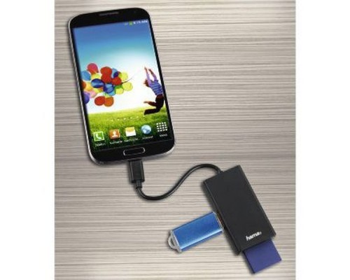 Разветвитель USB-C Hama 3порт. черный (00054144)