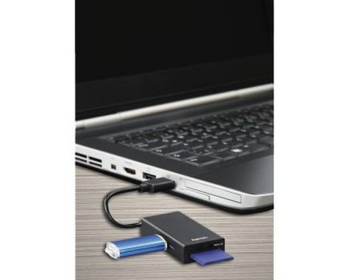 Разветвитель USB-C Hama 3порт. черный (00054144)