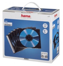 Коробка Hama на 100CD/DVD H-51270 прозрачный (упак.:100шт)                                                                                                                                                                                                