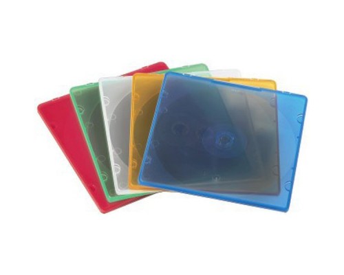 Коробка Hama на 1CD/DVD H-11712 Slim Box разноцветный (упак.:20шт)