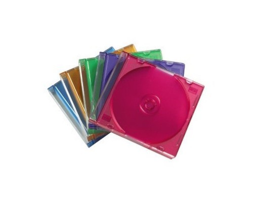 Коробка Hama на 1CD/DVD H-51166 Slim Box разноцветный (упак.:25шт)