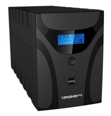 ИБП Ippon Smart Power Pro II Euro 1200 (1200VA/720W, LCD, RS-232, USB,4*Schuko) Black                                                                                                                                                                     