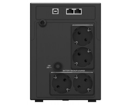 ИБП Ippon Smart Power Pro II Euro 1200 (1200VA/720W, LCD, RS-232, USB,4*Schuko) Black