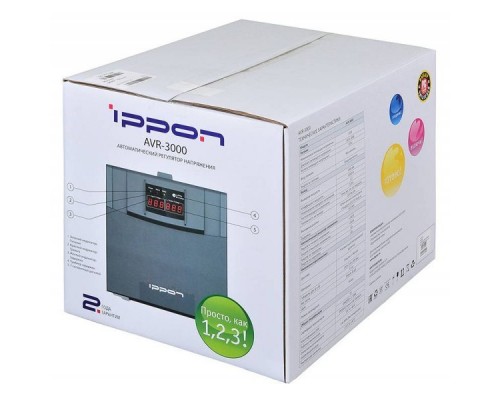 Стабилизатор напряжения Ippon AVR-3000 3000Вт 3000ВА