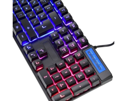 Клавиатура Oklick 760G GENESIS черный USB Gamer LED