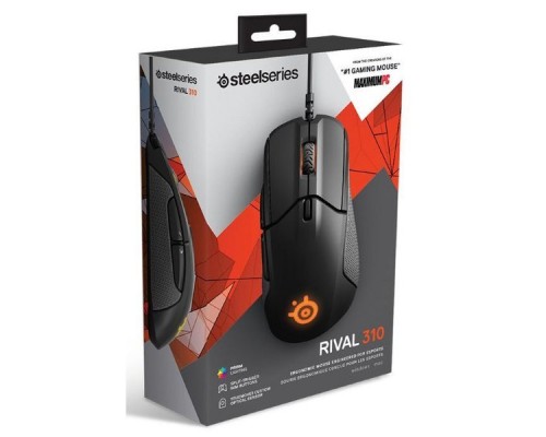 Мышь Steelseries Rival 310 черный оптическая (12000dpi) USB игровая (6but)