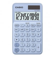 Калькулятор карманный Casio SL-310UC-LB-S-EC светло-голубой 10-разр.                                                                                                                                                                                      