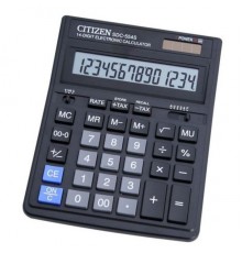 Калькулятор бухгалтерский Citizen SDC-554 S черный 14-разр.                                                                                                                                                                                               