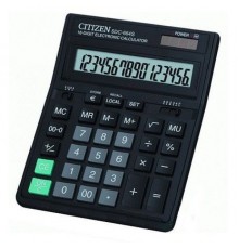 Калькулятор бухгалтерский Citizen SDC-664S черный 16-разр.                                                                                                                                                                                                