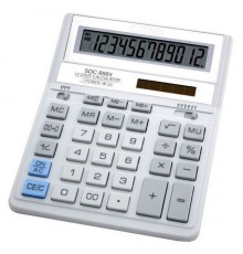 Калькулятор бухгалтерский Citizen SDC-888XWH белый 12-разр.                                                                                                                                                                                               