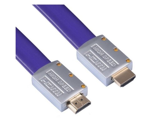 Кабель аудио-видео Buro HDMI (m)/HDMI (m) 3м. черный (HDMI19M-19M FLAT3)