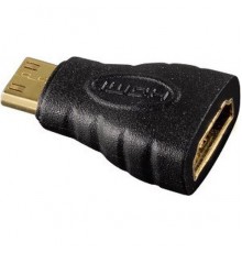 Адаптер аудио-видео Hama H-39861 mini-HDMI (m)/HDMI (f) Позолоченные контакты черный (00039861)                                                                                                                                                           