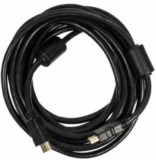 Кабель-соединительный аудио-видео Ningbo HDMI-5M-MG HDMI (m)/HDMI (m) 5м. феррит.кольца Позолоченные контакты черный (HDMI-5M-MG(VER1.4)BL)                                                                                                               