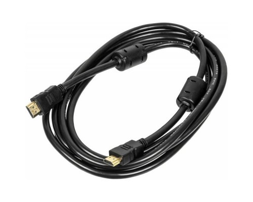 Кабель аудио-видео Ningbo HDMI (m)/HDMI (m) 3м. феррит.кольца Позолоченные контакты черный (HDMI-3M-MG(VER1.4))