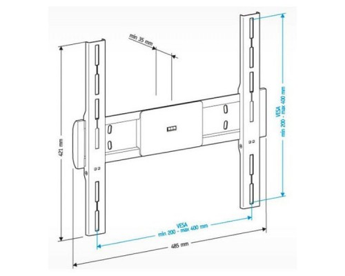 Кронштейн для телевизора Holder LCD-F4611 черный 32