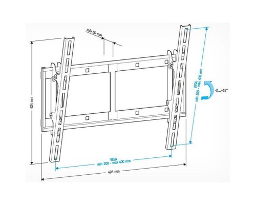 Кронштейн для телевизора Holder LCD-T4609 черный 32