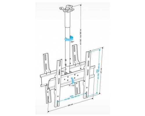 Кронштейн для телевизора Holder PR-102-B черный 32