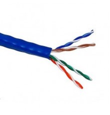 Кабель информационный Lanmaster LAN-5EUTP-BL кат.5е U/UTP не экранированный 4X2X24AWG PVC внутренний 305м синий                                                                                                                                           