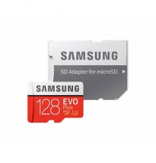 Карта памяти MicroSDXC 128Gb Samsung EVO Plus v2 MB-MC128GA/RU class10 UHS-I U3 R100 W90 + Adapter                                                                                                                                                        