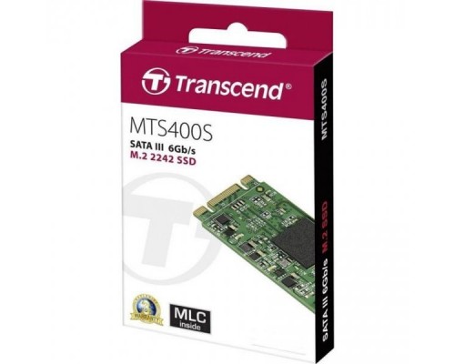 Накопитель SSD  64 Gb M.2 2242 Transcend TS64GMTS400S MLC (SATA-III)