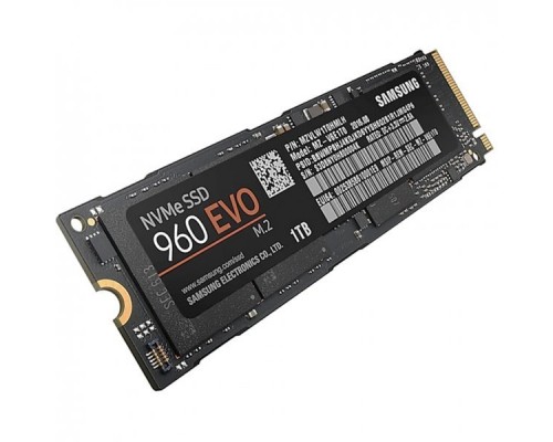 Накопитель SSD 1.0 Tb M.2 2280 Samsung 960 EVO MZ-V6E1T0BW 3D TLC NVMe (PCI-Ex)