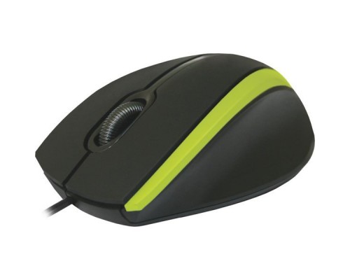 Мышь Defender MM-340 Black/Green USB 52346