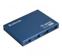 Концентратор USB 2.0  7 порта Defender SEPTIMA SLIM внешний (83505)                                                                                                                                                                                       