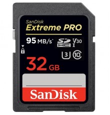 Карта памяти SD 32Gb SanDisk Extreme Pro UHS-I SDSDXXG-032G-GN4IN                                                                                                                                                                                         