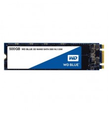 Жесткий диск SSD M.2 2280 500GB WD Blue Client SSD WDS500G2B0B  SATA 6Gb/s,Retail   (856261)                                                                                                                                                              