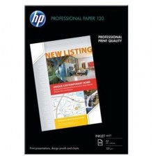 Фотобумага HP Двухсторонняя Высококачественная Профессиональная Матовая, 120г/м2, A3 (29,7X42)/100л.                                                                                                                                                      