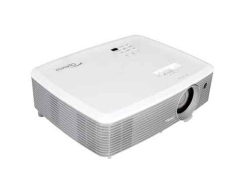 Проектор Optoma W400 (DLP, WXGA 1280x800, 4000Lm, 22000:1, 2xHDMI, MHL, 1x2W speaker, 3D Ready, lamp 10000hrs, WHITE, 2.41kg)