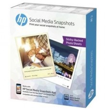 Фотобумага HP легкосъемная клейкая  265 г/м2, 25 листов,10x13cm                                                                                                                                                                                           