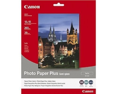 Фотобумага CANON   Полуглянцевая  260г/м2, A6 (10X15), 50 л.